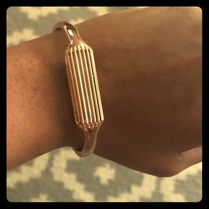 Fitbit flex 2 metal accessory bangle in rose gold